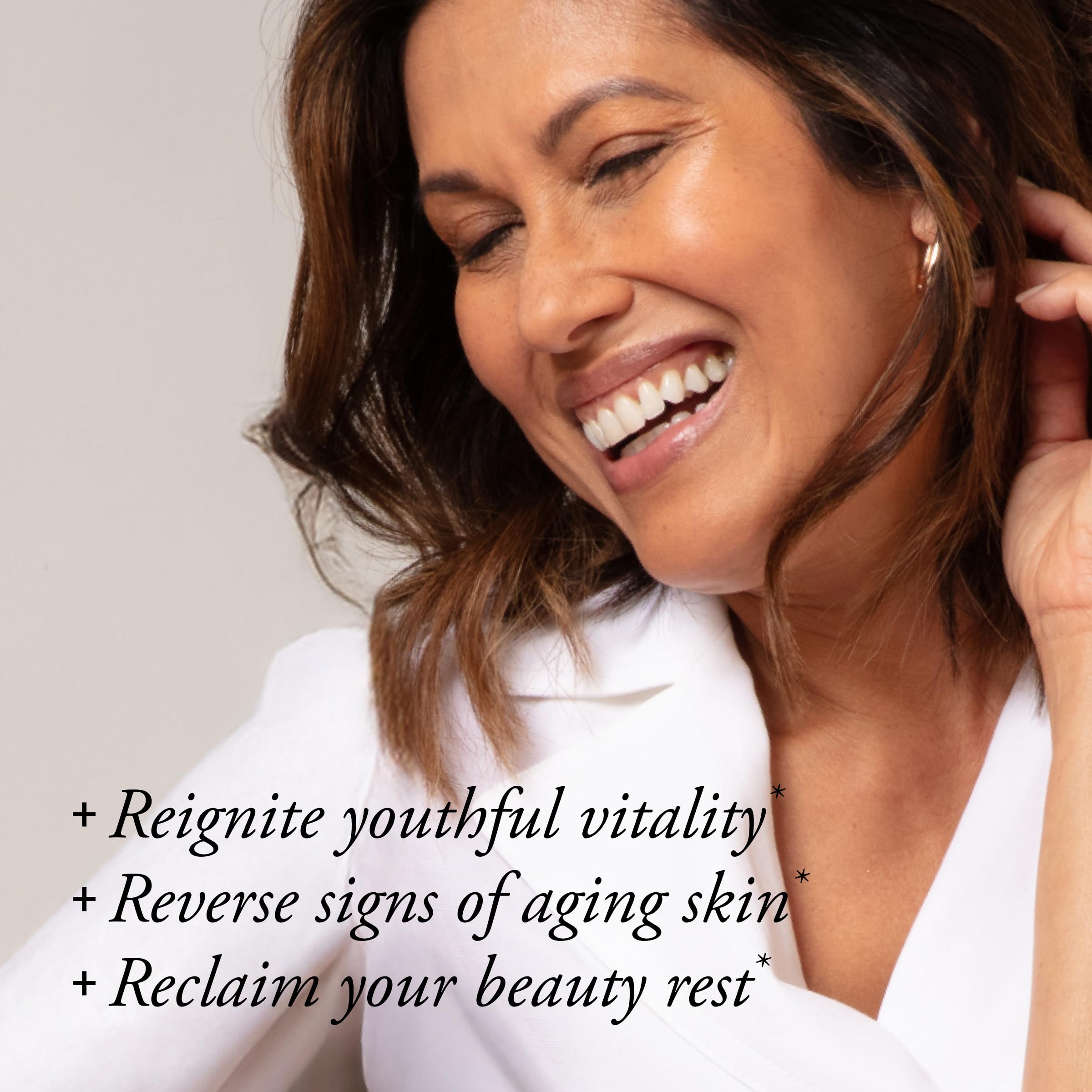 Serovital Skin Revive bottle night use suggests renewal and restful skin care