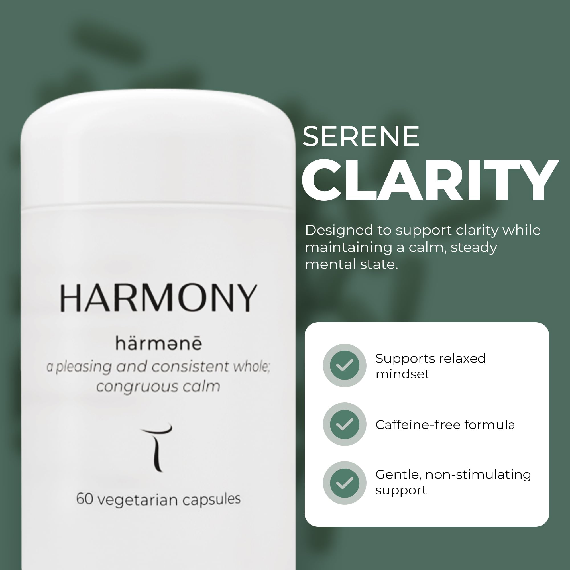 Setas Harmony active ingredients display with reishi and lion's mane.