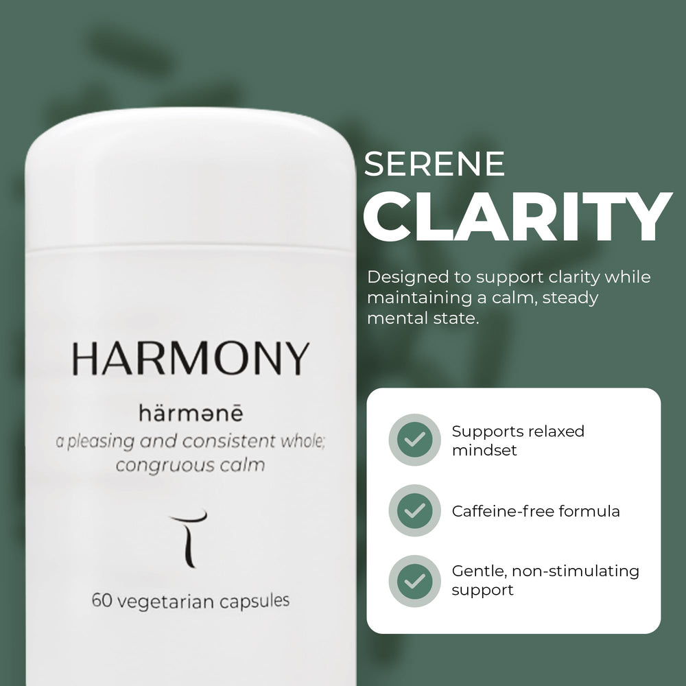 Setas Harmony active ingredients display with reishi and lion's mane.