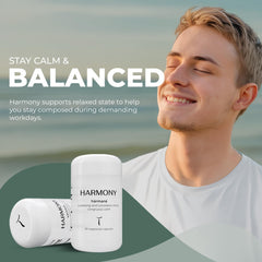 Setas Harmony capsules in a calm home setup promoting daily balance.