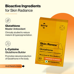 Setu orange-flavored, sugar-free tablets for a refreshing daily drink.