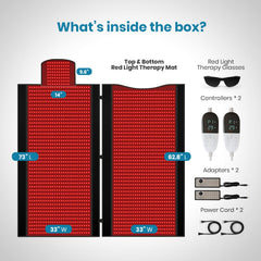 Seveat Red Light Wellness Mat durable sleek black design