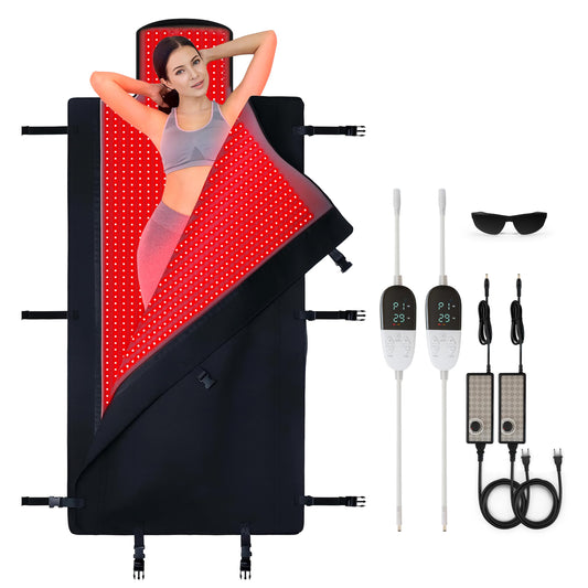 Seveat Red Light Wellness Mat front view for at-home relaxation