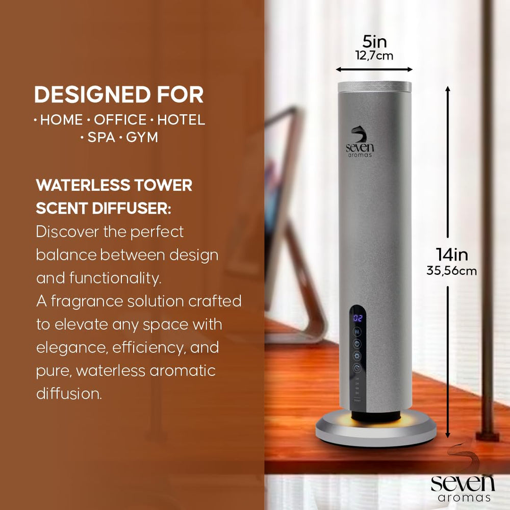 Seven Aromas SV726 diffuser in a cozy lounge demonstrates wide-area coverage.