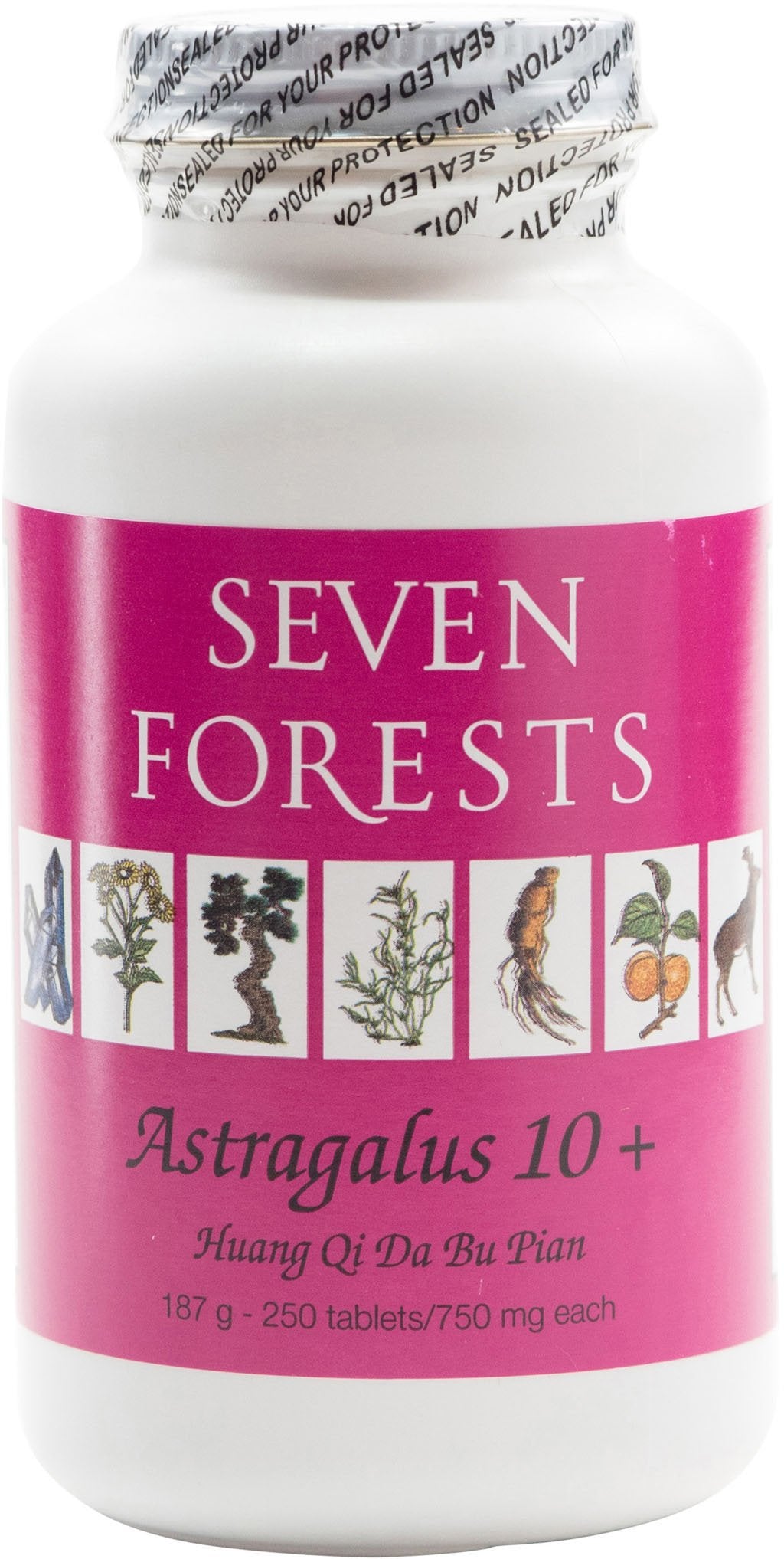 Seven Forests Astragalus 10+ bottle for pet wellness