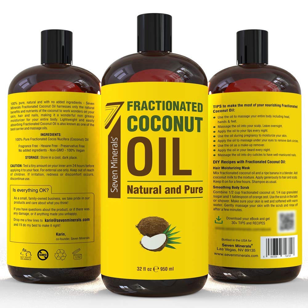 Seven Minerals eco-sized 32 oz bottle emphasizes value and reduced waste