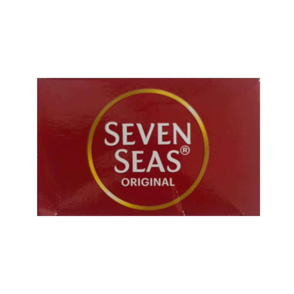 Seven Seas Cod Liver Oil bottle stored with other supplements.