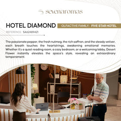 SevenAromas Hotel Diamond packaging highlighting premium presentation.