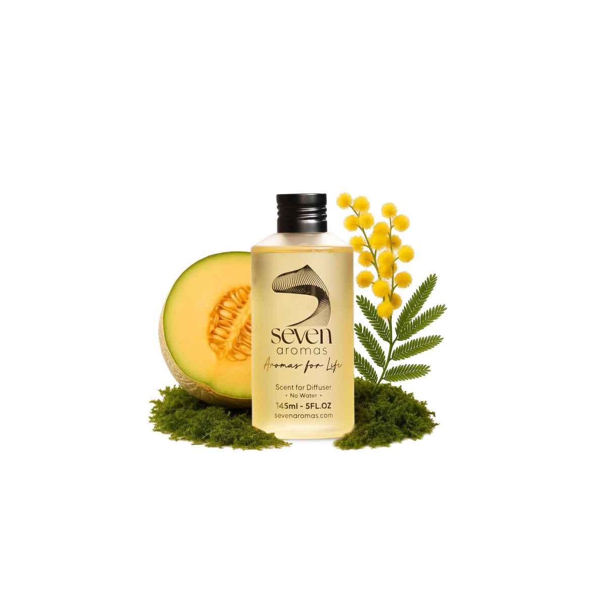 SevenAromas hotel scent diffuser oil bottle with premium dropper for easy dispensing.