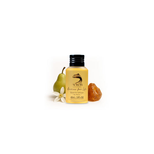 SevenAromas hotel scent diffuser oil bottle enhances luxury ambience in lobby