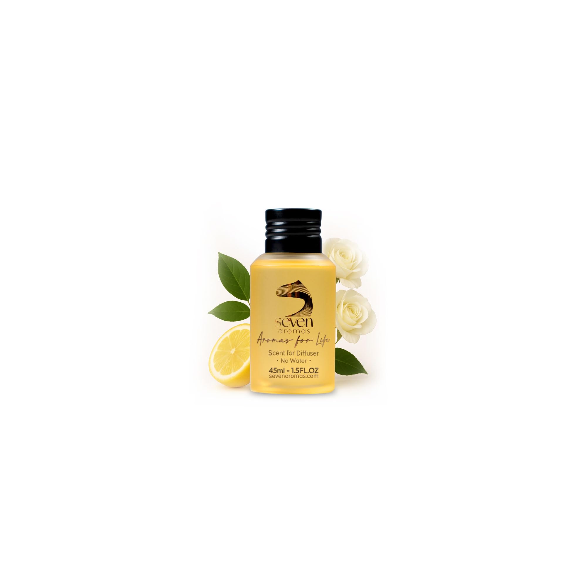 SevenAromas hotel scent diffuser oil with green bamboo soft bottle evokes fresh, spa-like atmosphere.
