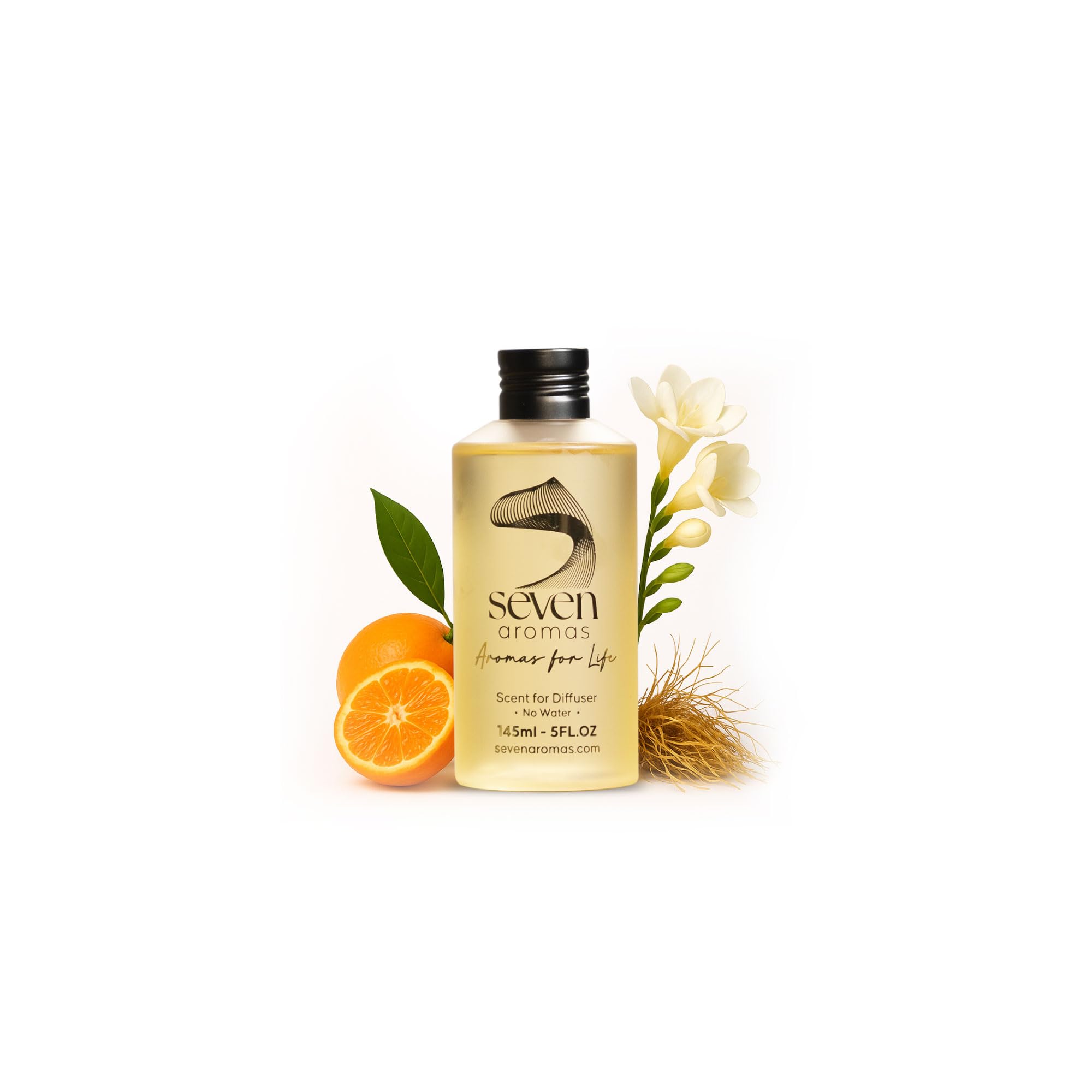 SevenAromas hotel scent diffuser oil in purple bottle for luxury ambience