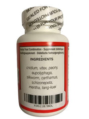 Seven Forests CNidium9 tablets close-up—crude herbal powder for daily wellness