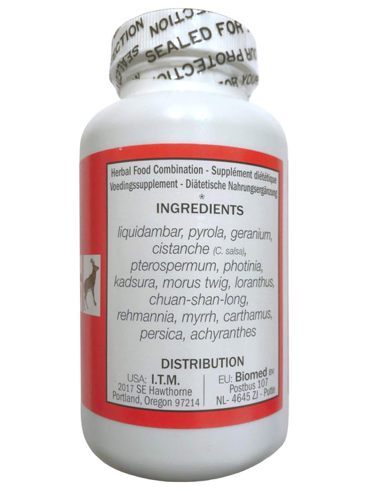 Seven Forests Liquidambar 15 bottle side view showcasing traditional herbal formula