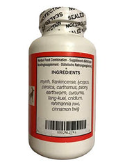 Seven Forests Myrrh 250 tablets pill closeup, emphasizing small tablets ideal for daily routines.