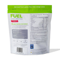 SFH Fuel strawberry shake in glass showing creamy texture and flavor.