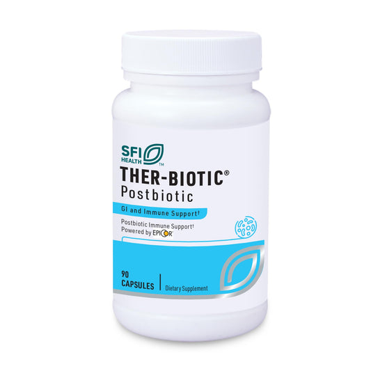Klaire Labs EpiCor bottle-cap shows allergen-free immune support in a clean package