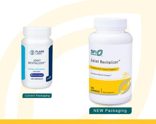 SFI Health Klaire Labs Joint Revitalizer bottle back labeling