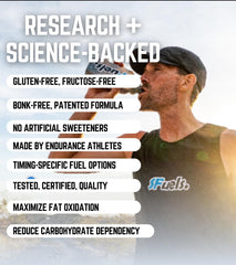 SFuels electrolyte hydration setup highlighting a hydration-focused energy option for workouts.