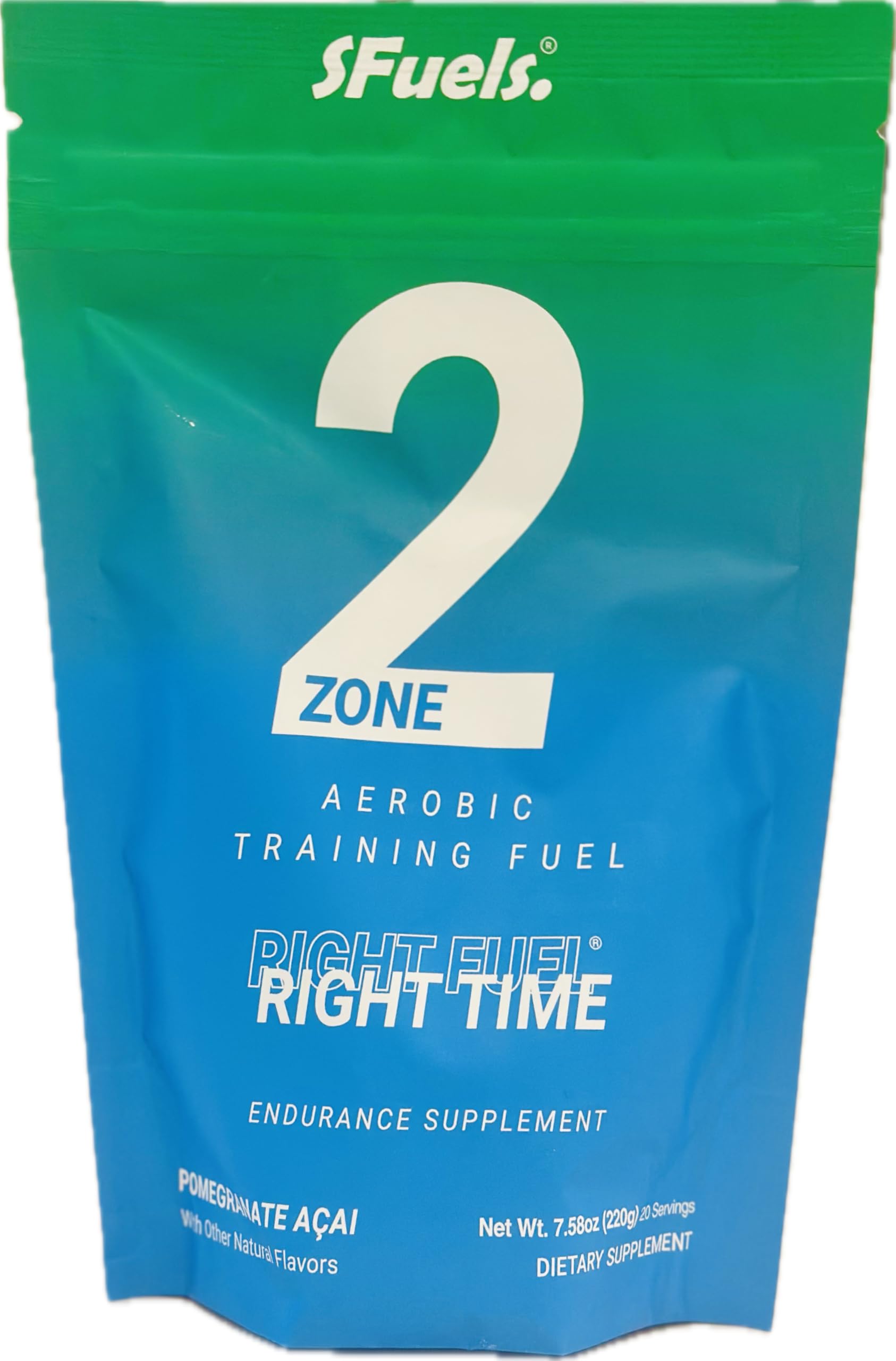 SFuels Pomegranate Acai bottle showing a sugar-free, low-carb pre-workout hydration option.