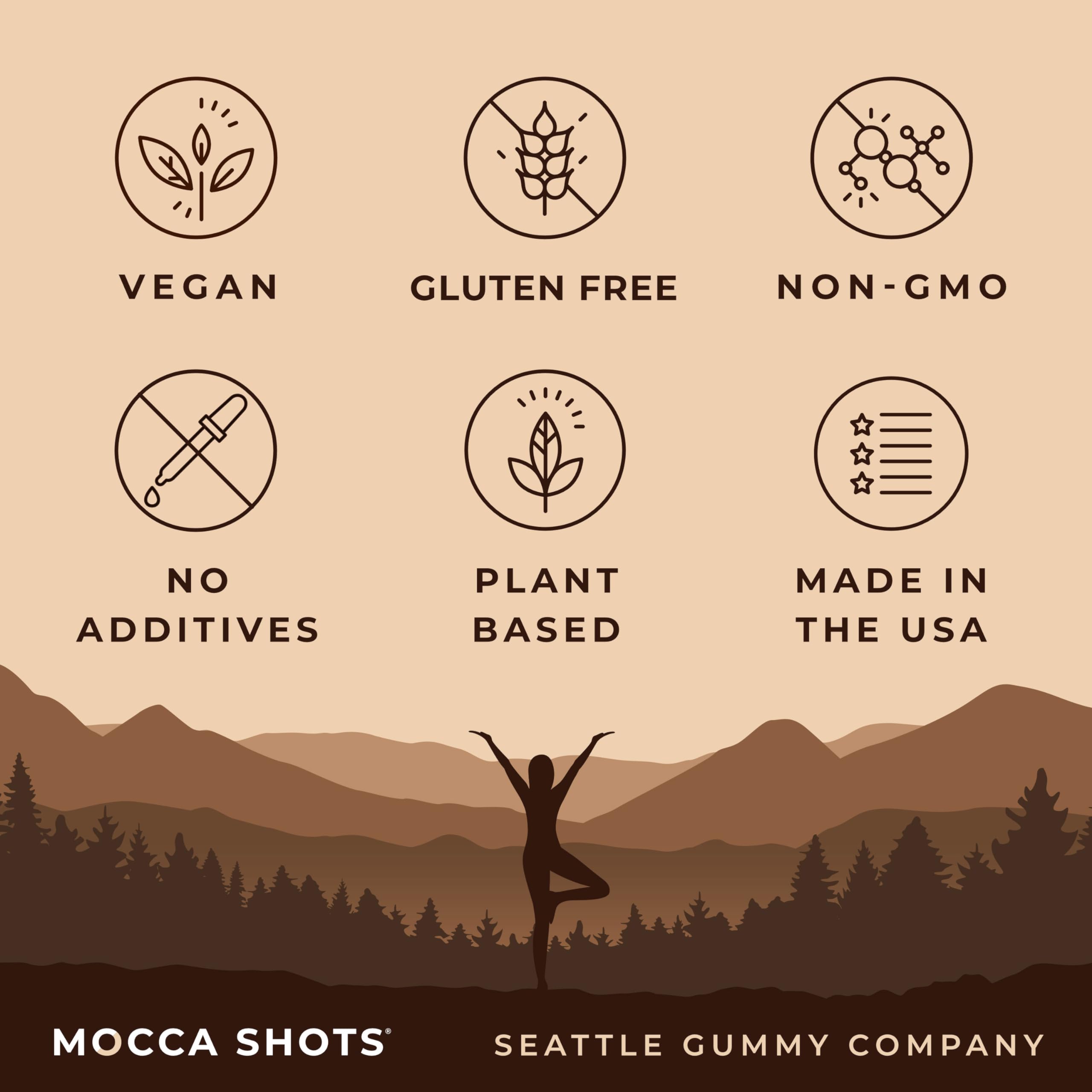 SGC Seattle Gummy Company vegan and gluten-free badge on packaging signals plant-based option.