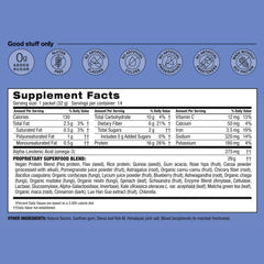 Shakeology cookies creamy back label details nutrition and 0g added sugar.