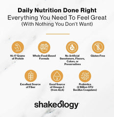 Shakeology superfood blends image emphasizing daily nutrition for energy.