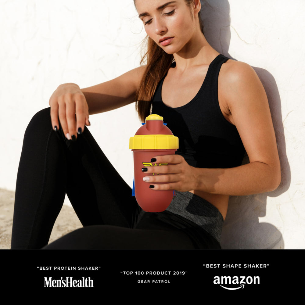 SHAKESPHERE Wonder Woman Edition portable design fits gym bag.