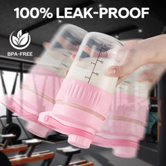 ShakeXpert anti-slip silicone cover provides a secure grip while shaking