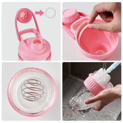 ShakeXpert 3 inch wide mouth makes powder addition quick