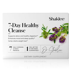 Shaklee 7-Day Healthy Cleanse morning packet showing daily reset potential