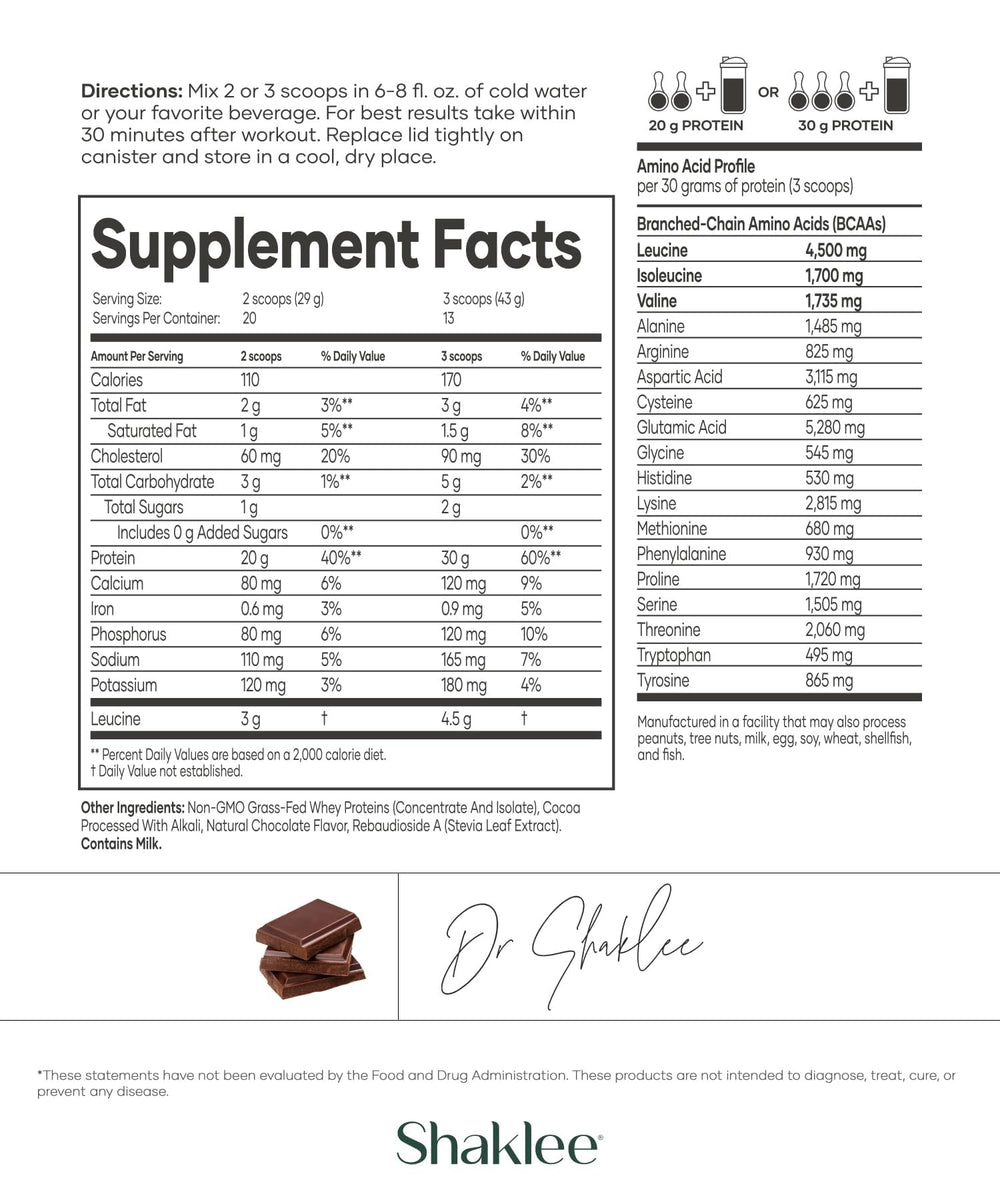 Shaklee Advanced Physique whey shake glass demonstrates easy lean protein mix.