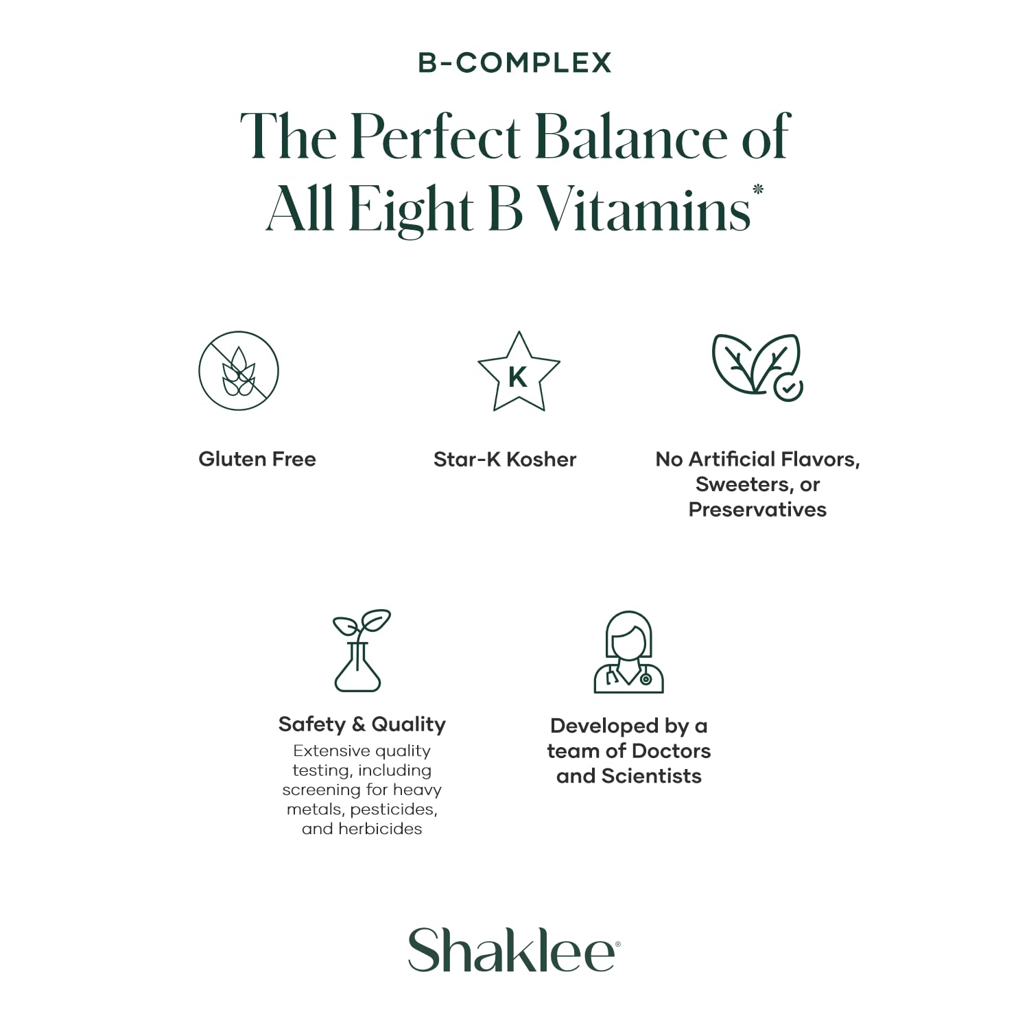 Shaklee B-Complex morning routine setup for a balanced start