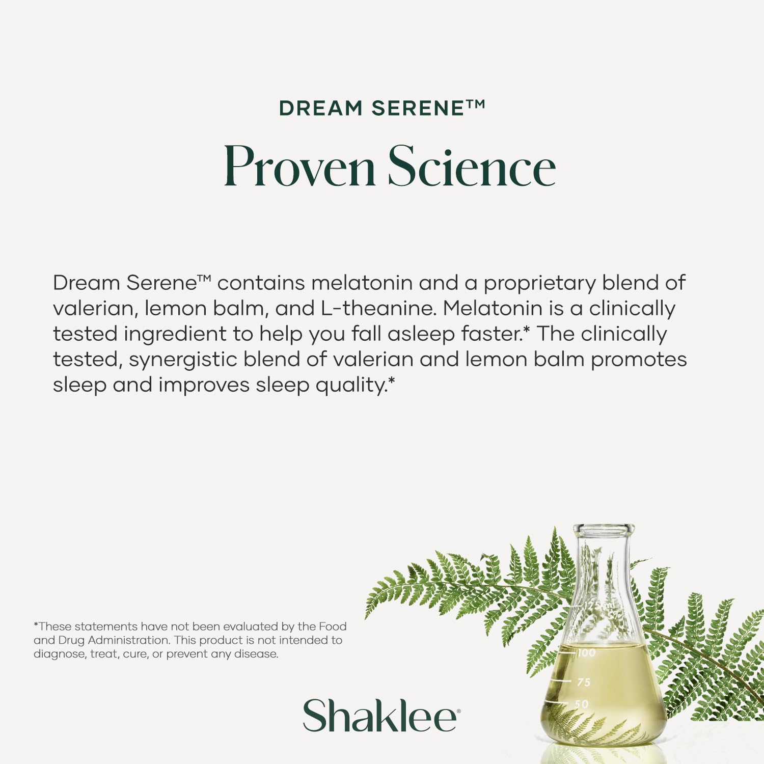 Shaklee Dream Serene softgels with water for bedtime ritual