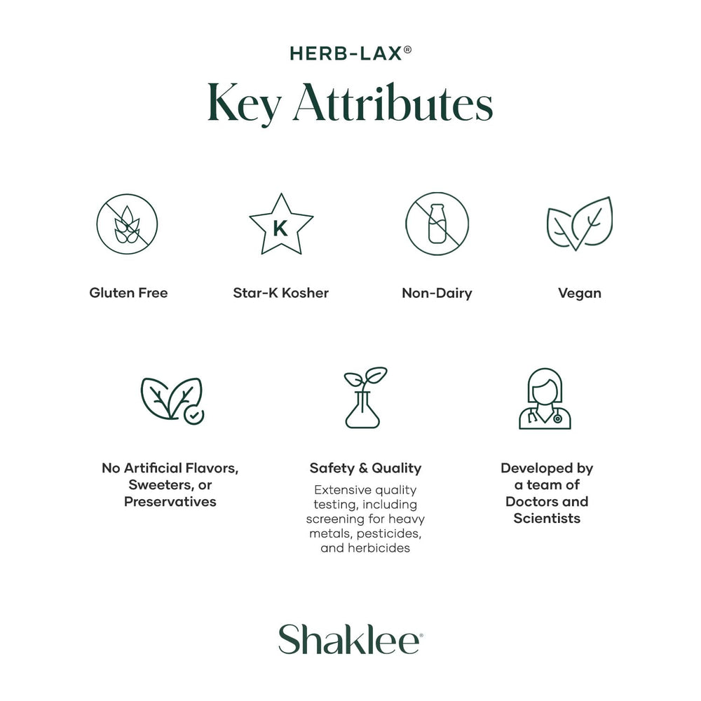 Shaklee Herb-Lax for digestive comfort during occasional constipation