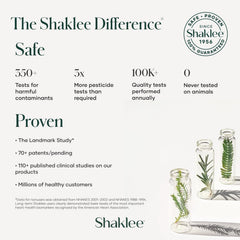 Shaklee OsteoMatrix packaging demonstrates 360 caplets in bottle.