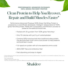 Shaklee Performance Advanced Physique vanilla shaker bottle ready for on-the-go protein.