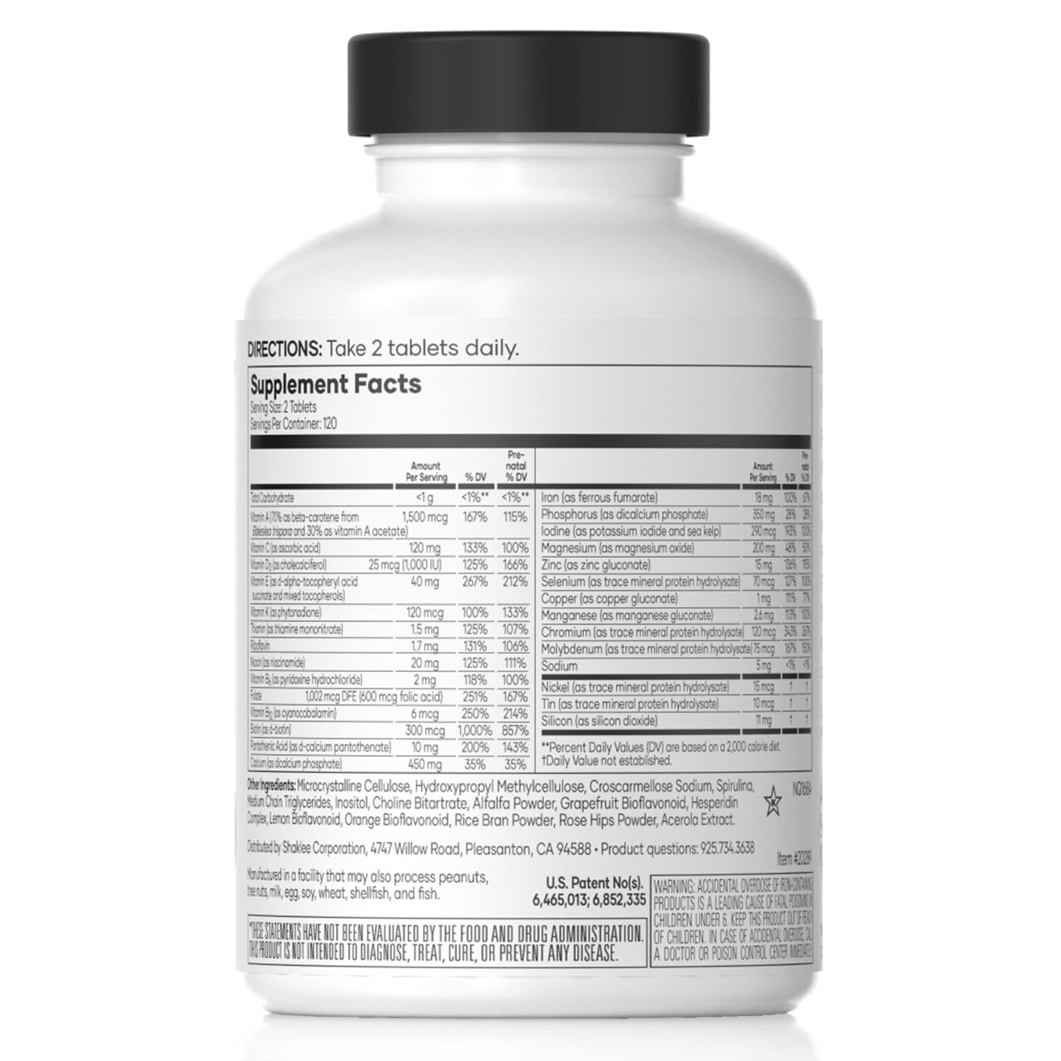 Shaklee Vita-Lea Women tablets in bottle support everyday wellness and energy
