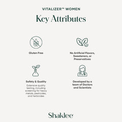 Shaklee Vitalizer Women probiotics visual emphasizing digestive harmony