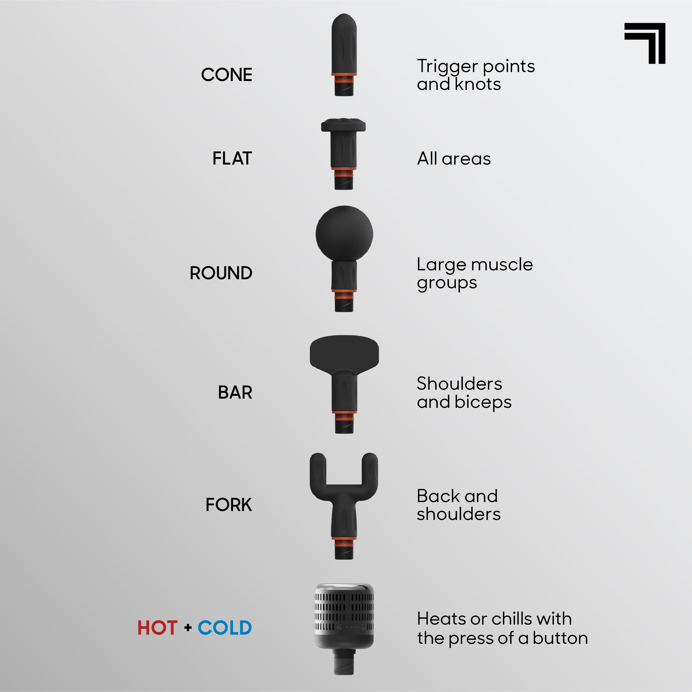 Sharper Image ergonomic rubber-grip handle for comfortable use.