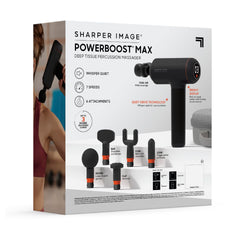 Sharper Image Powerboost MAX enables full-body relief with varied head attachments.