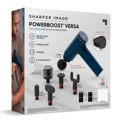 Sharper Image Powerboost Versa demonstrates portable recovery for home gym.