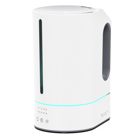 Sharper Image MIST 8 integrated tank for easy refills and quick setup.