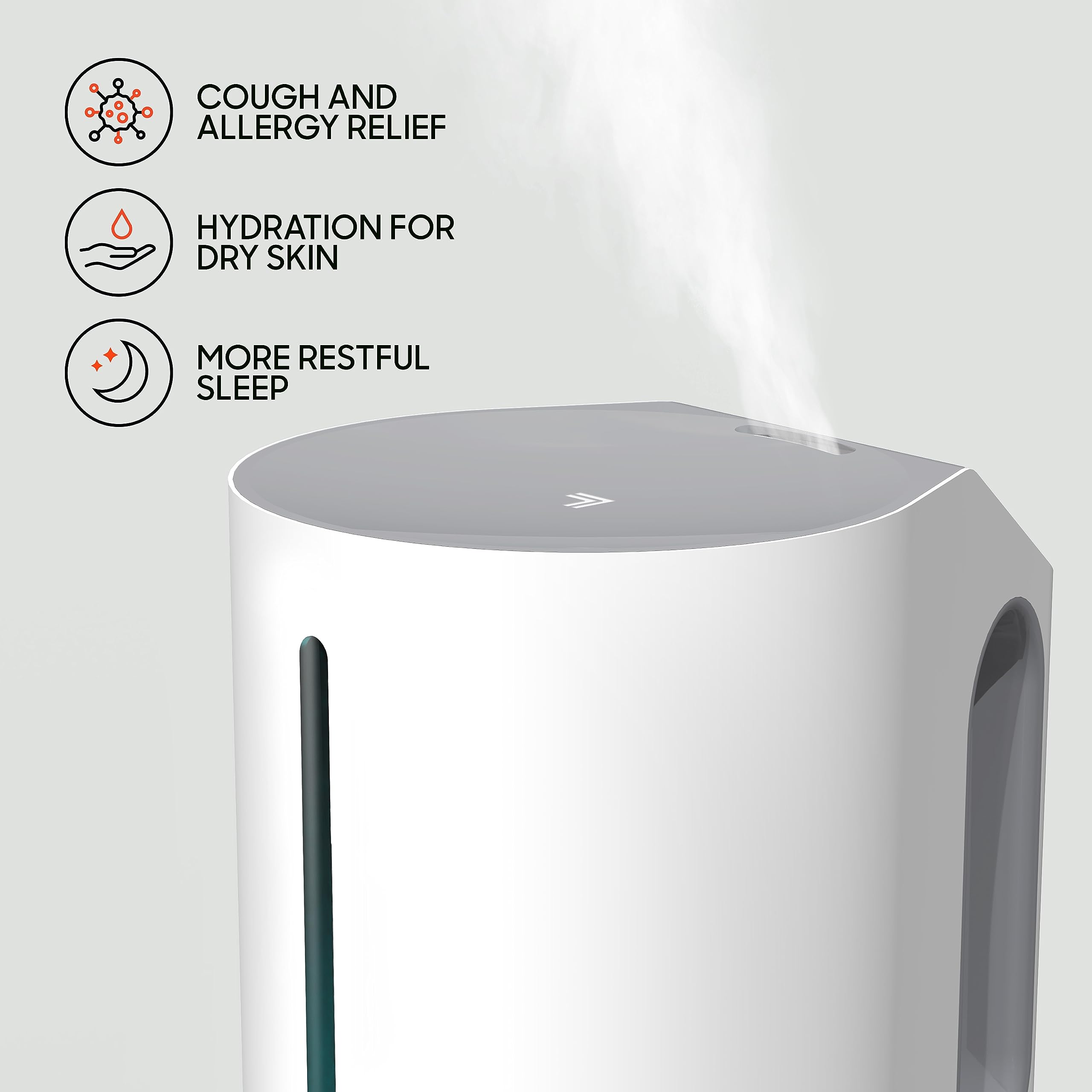 Sharper Image MIST 8 0.65-gallon tank enables longer run times.
