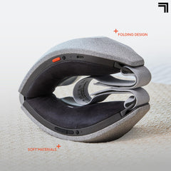 Sharper Image RealTouch Eye Mask worn on the face for soothing eye relief