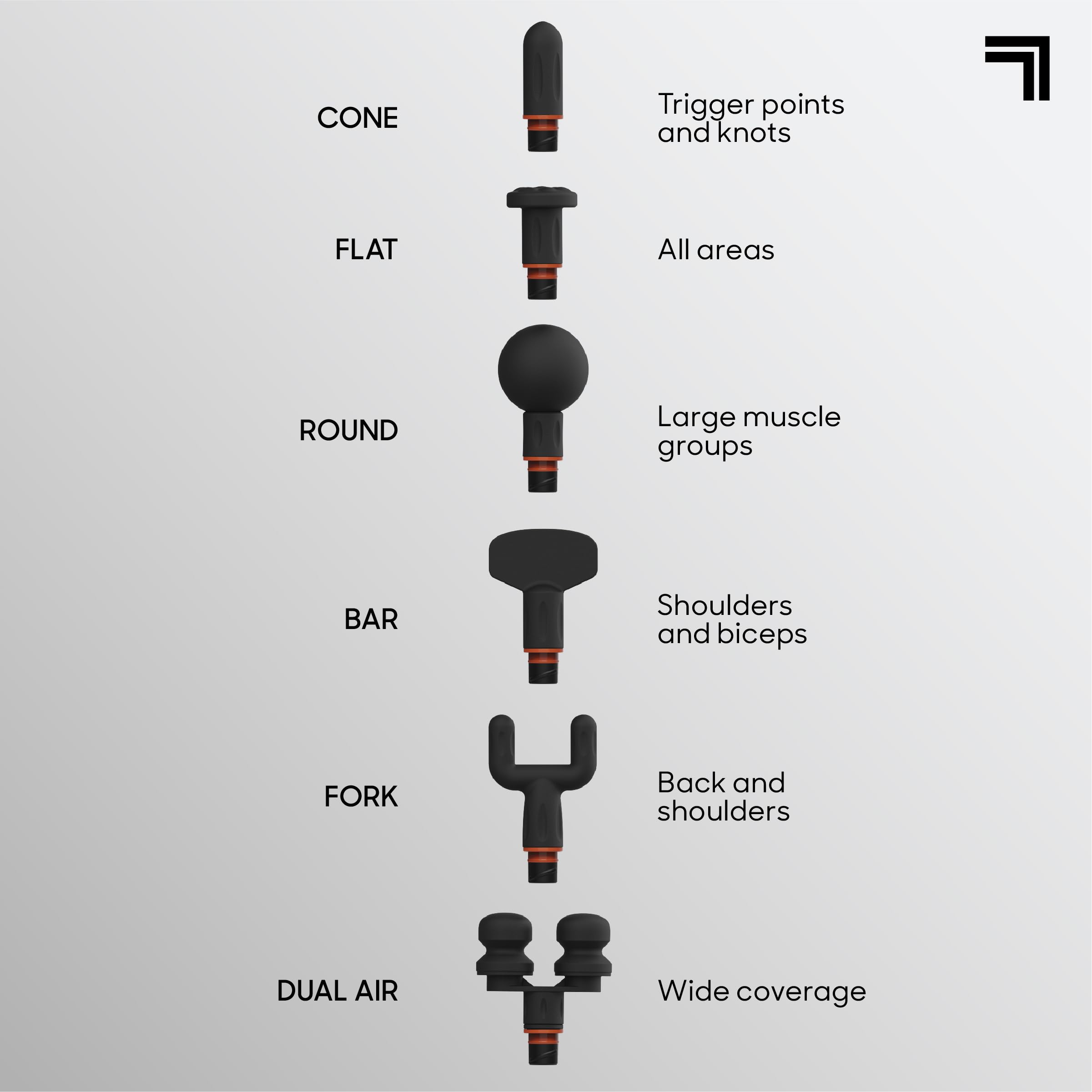 Sharper Image Powerboost MAX offers seven adjustable speed levels for customizable therapies.