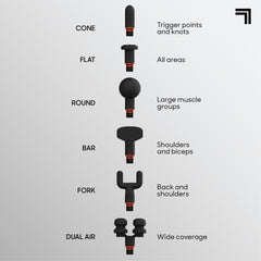 Sharper Image Powerboost MAX offers seven adjustable speed levels for customizable therapies.