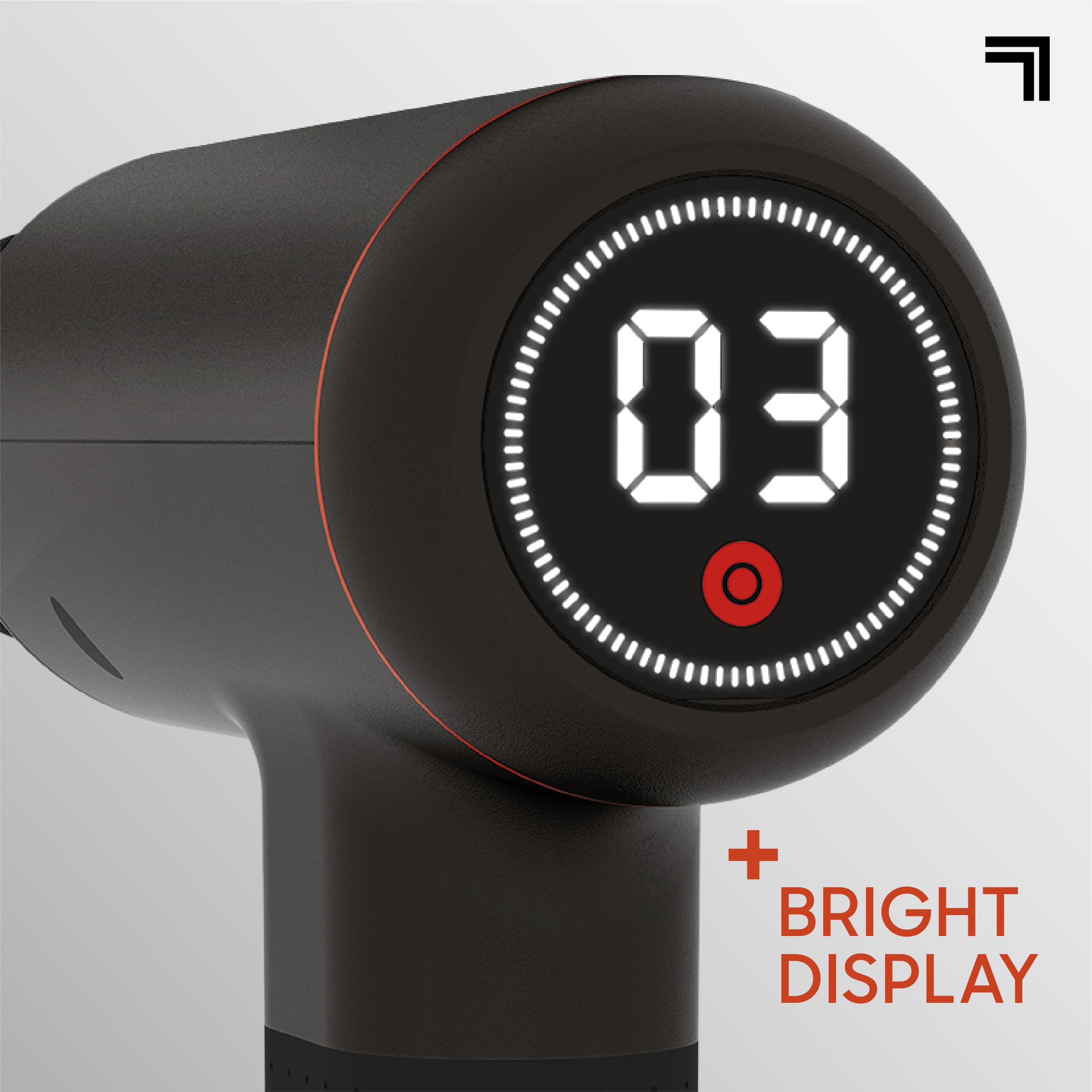 Sharper Image Powerboost MAX charges via USB-C for convenient recharging.