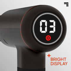 Sharper Image Powerboost MAX charges via USB-C for convenient recharging.