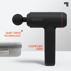 Sharper Image Powerboost MAX features a whisper-quiet motor for peaceful recovery.